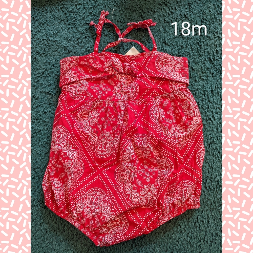 Bandana onesie 18M